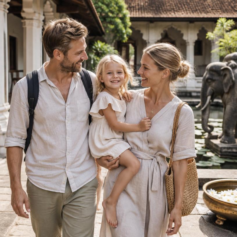 Sample traveler portrait for The Lindström Family